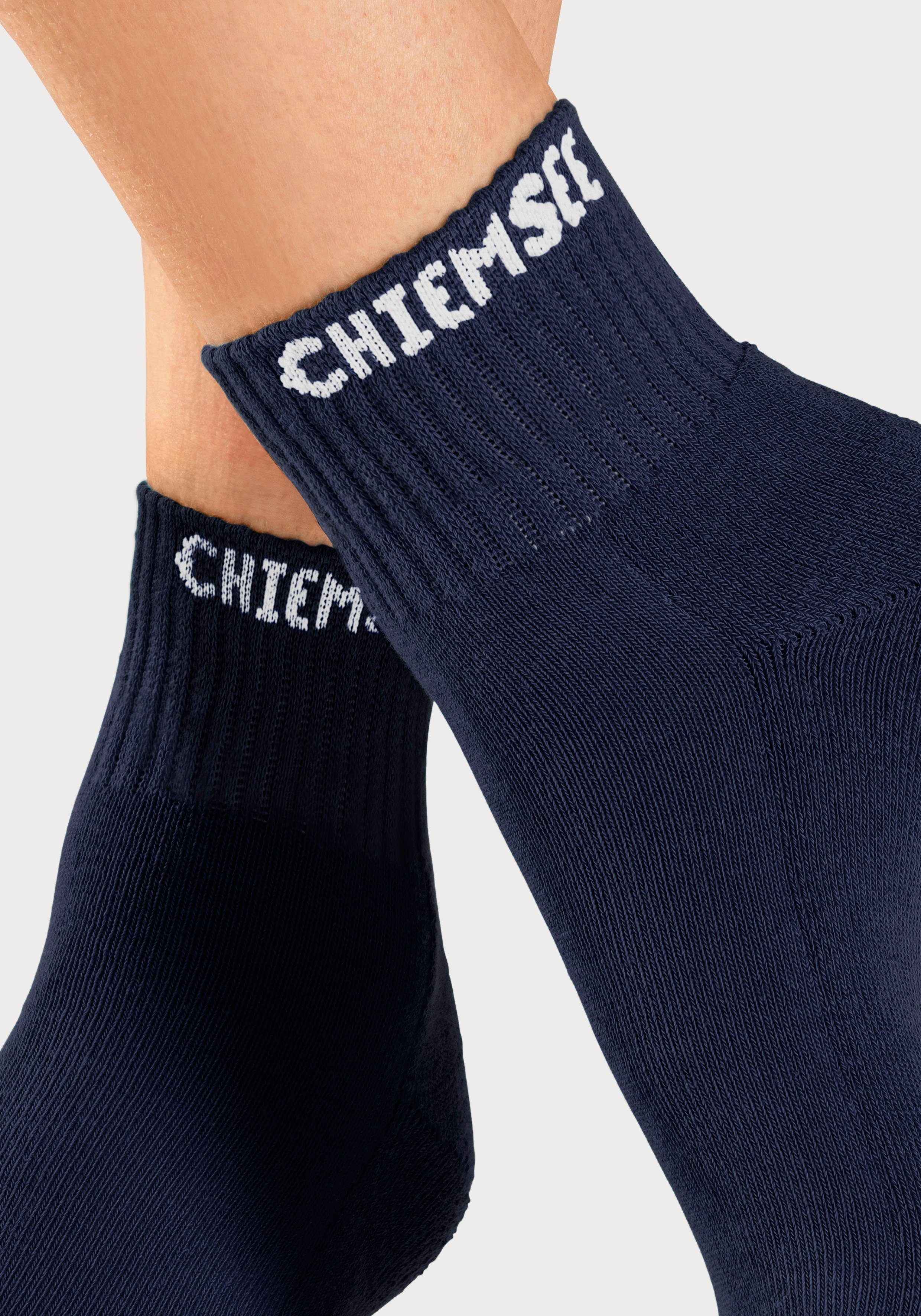 Chiemsee Kurzsocken (Packung, 6-Paar) mit eingestricktem Markennamen