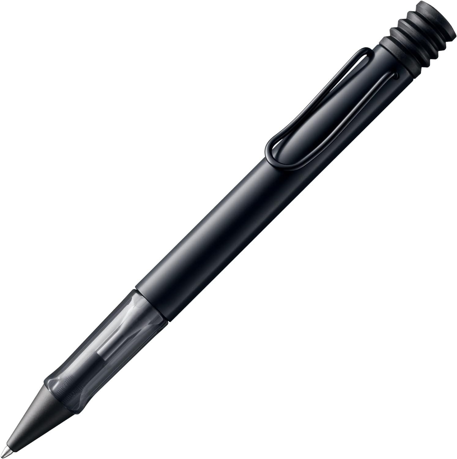LAMY Kugelschreiber AL-star, Kuli mit transparentem, ergonomischem Griff Schaft aus Aluminium