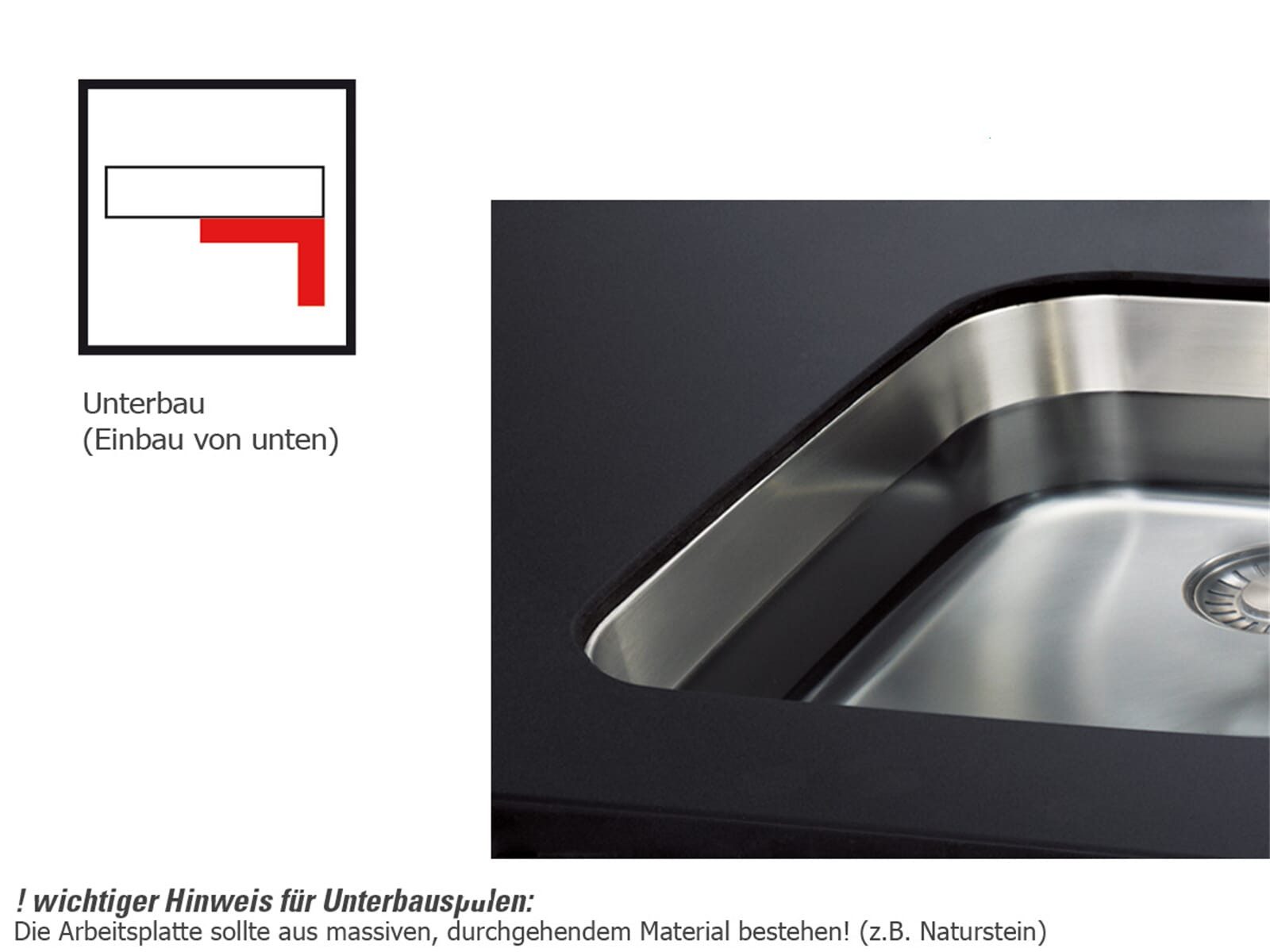 FRANKE Edelstahlspüle, rechteckig, 56/45 cm, (1 St)