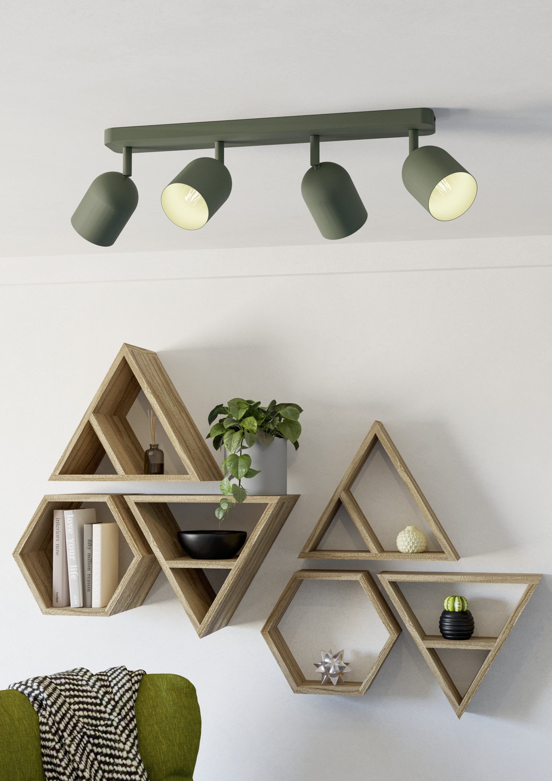 EGLO Deckenspot TILSTON Spotlampe - Stahl - E14 - 4X40W - IP20, ohne Leucht günstig online kaufen