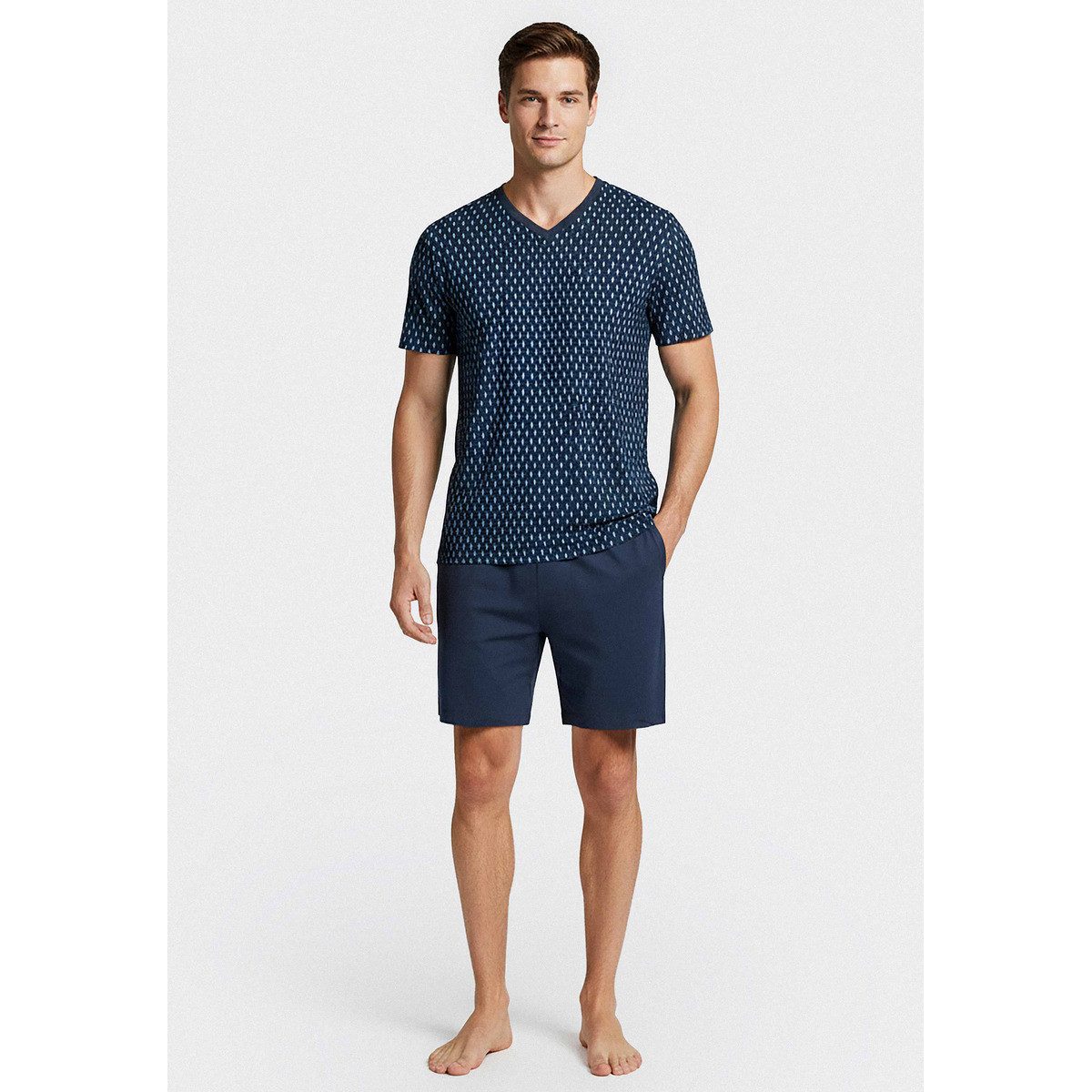 IMPETUS Pyjama IM1512P0400 Herren Schlafanzug, Zweiteiler, Nachtwäsche, Nachtgewand, Nachtzeug – Bild 4 von 5