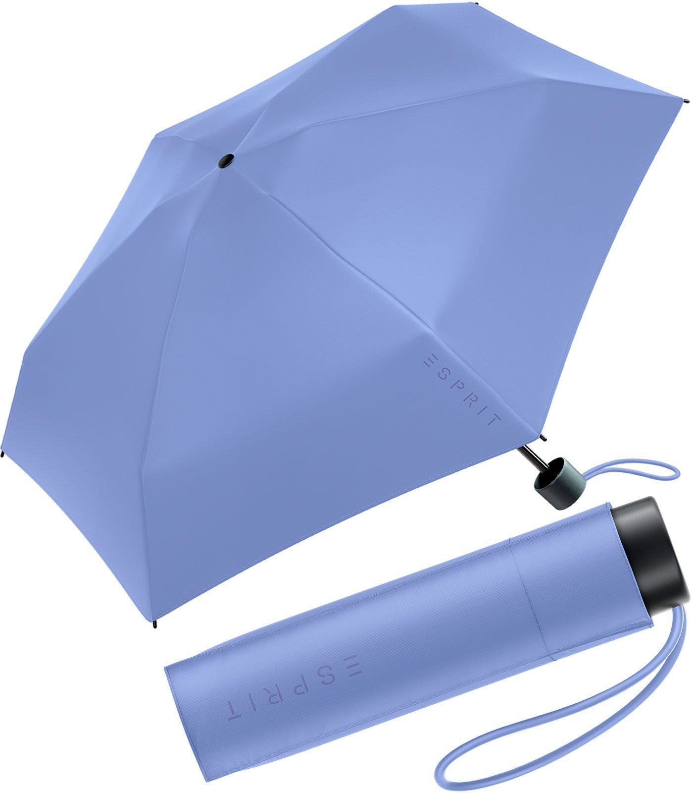 Esprit FJ Trendfarben Super in neuen winzig Damen Regenschirm den Mini Taschenregenschirm 2023, klein, Petito lila