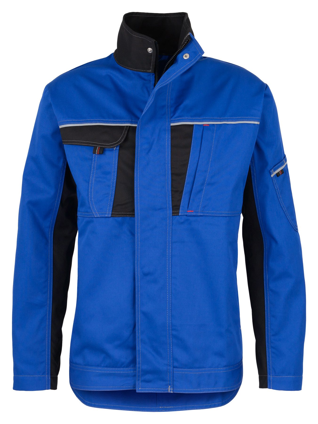 BEB Arbeitsjacke beb HANDWERK Herren Bundjacke INFLAME Kornblau/Schwarz