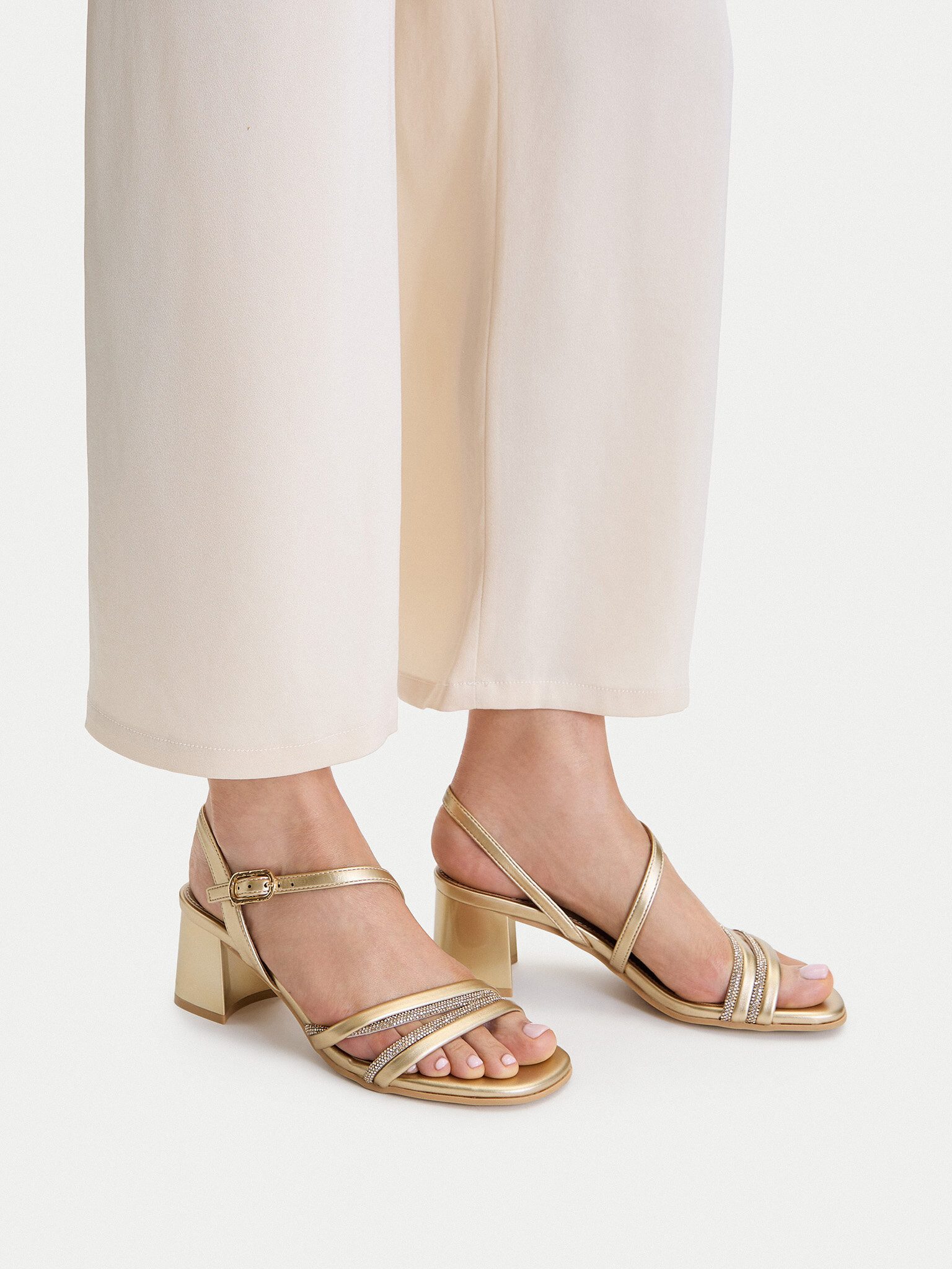 Jenny Jenny Damensandalen Gold JENNY-CEO-HY3158-1 Gold Sandale