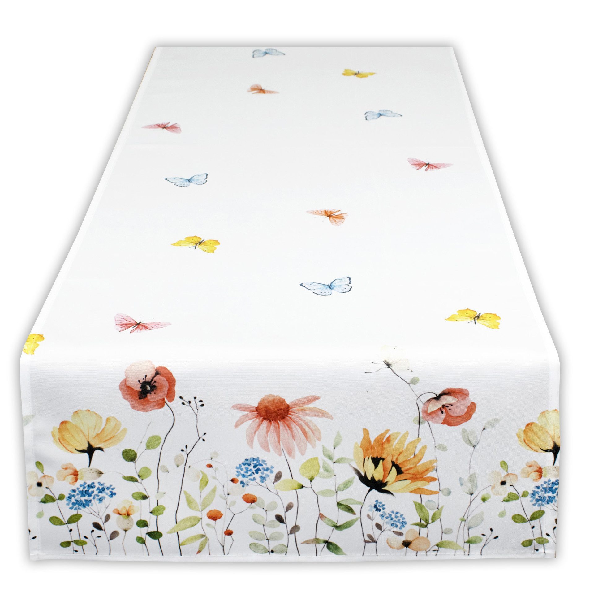 Delindo Lifestyle Tischdecke Tischdeckenserie BLUMENWIESE (1-tlg), mit Blumendruck