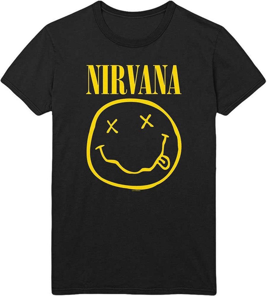 Nirvana Print-Shirt NIRVANA T-SHIRT Herren grau oder Schwarz L XL XXL – Bild 2 von 2