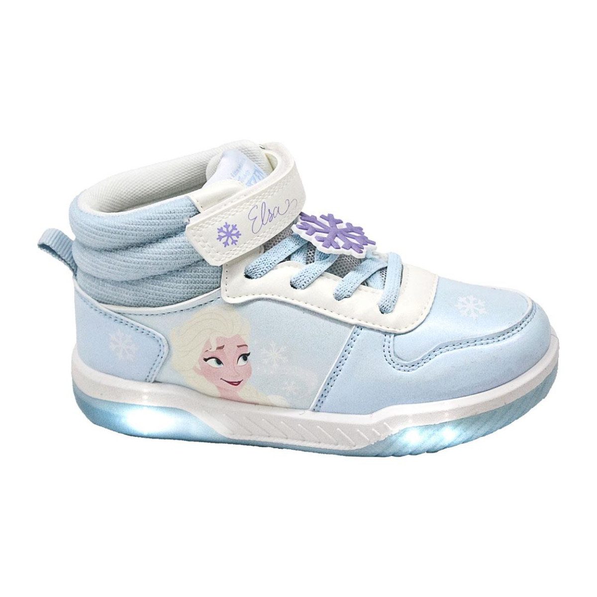 Disney Frozen Kinder Sport Schuhe mit Lichteffekt PVC Sohle Sneaker