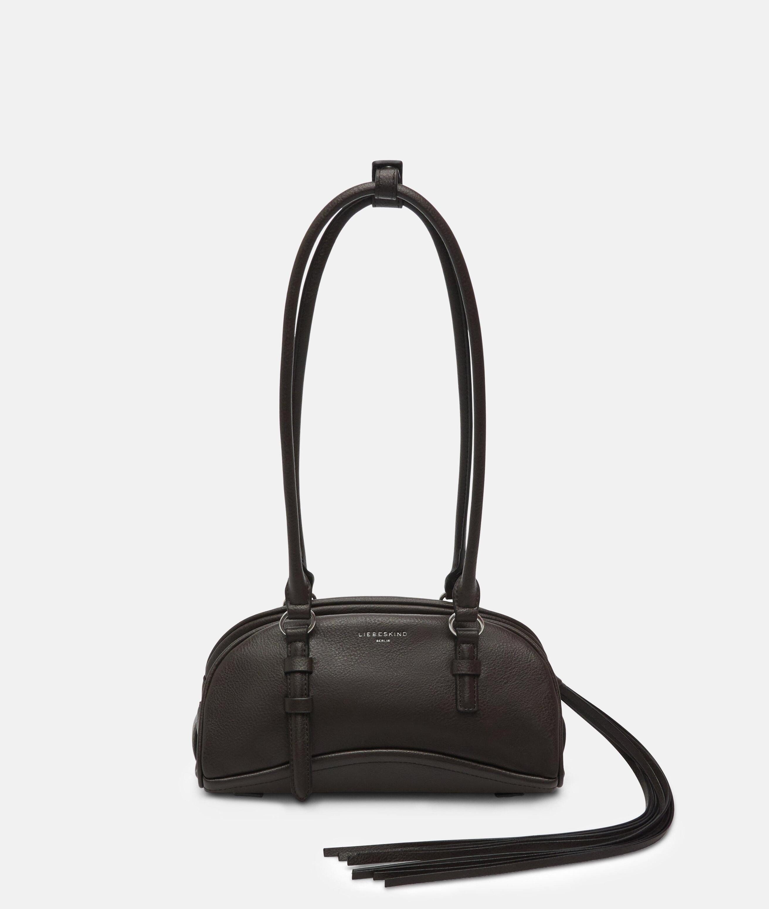 Liebeskind Berlin Schultertasche Frieda Satchel S, Handliche Schultertasche in Lederoptik mit authentischer Narbung