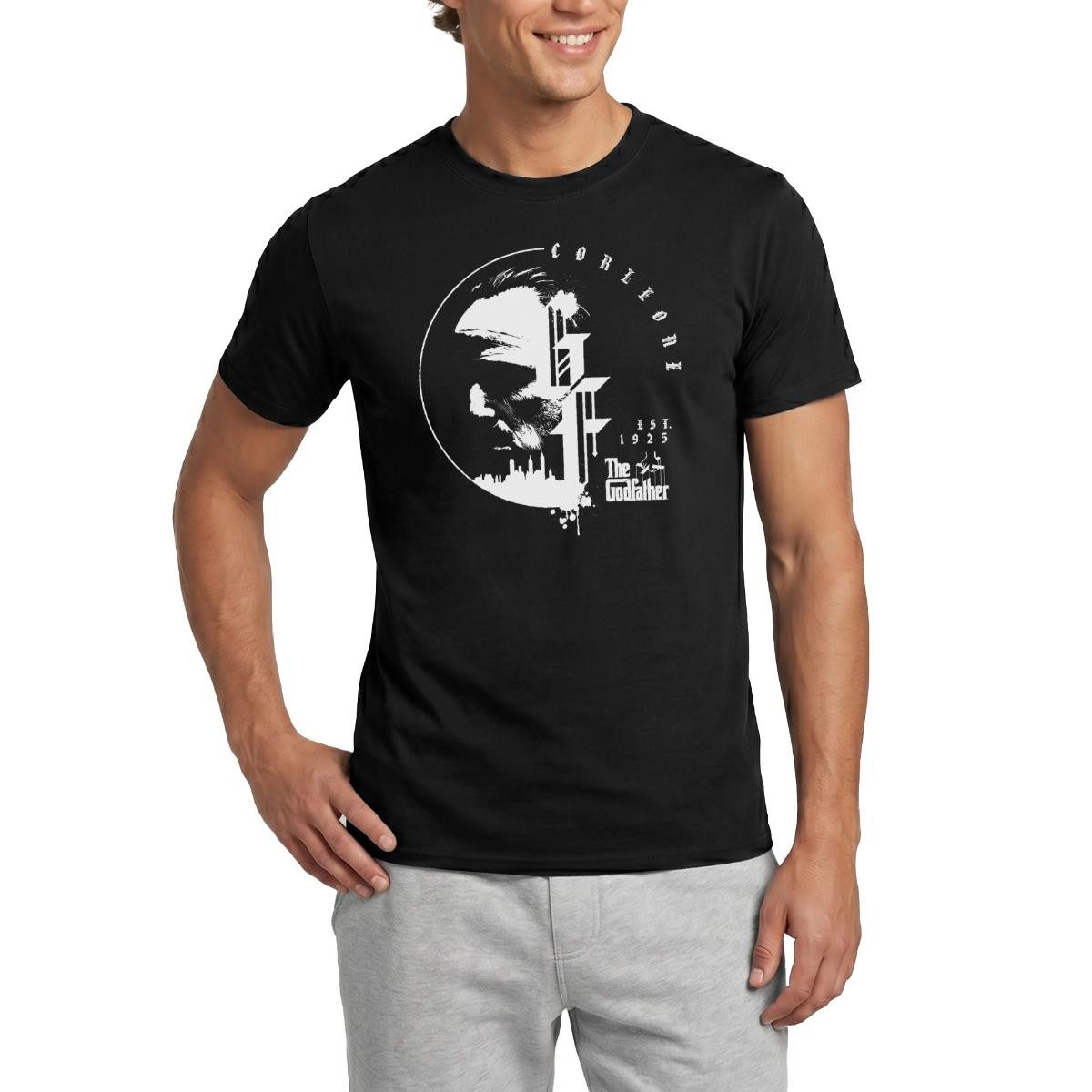 T-Shirt Der Pate The Godfather Don Corleone Logo Mafia Film est. 1925 Männer T