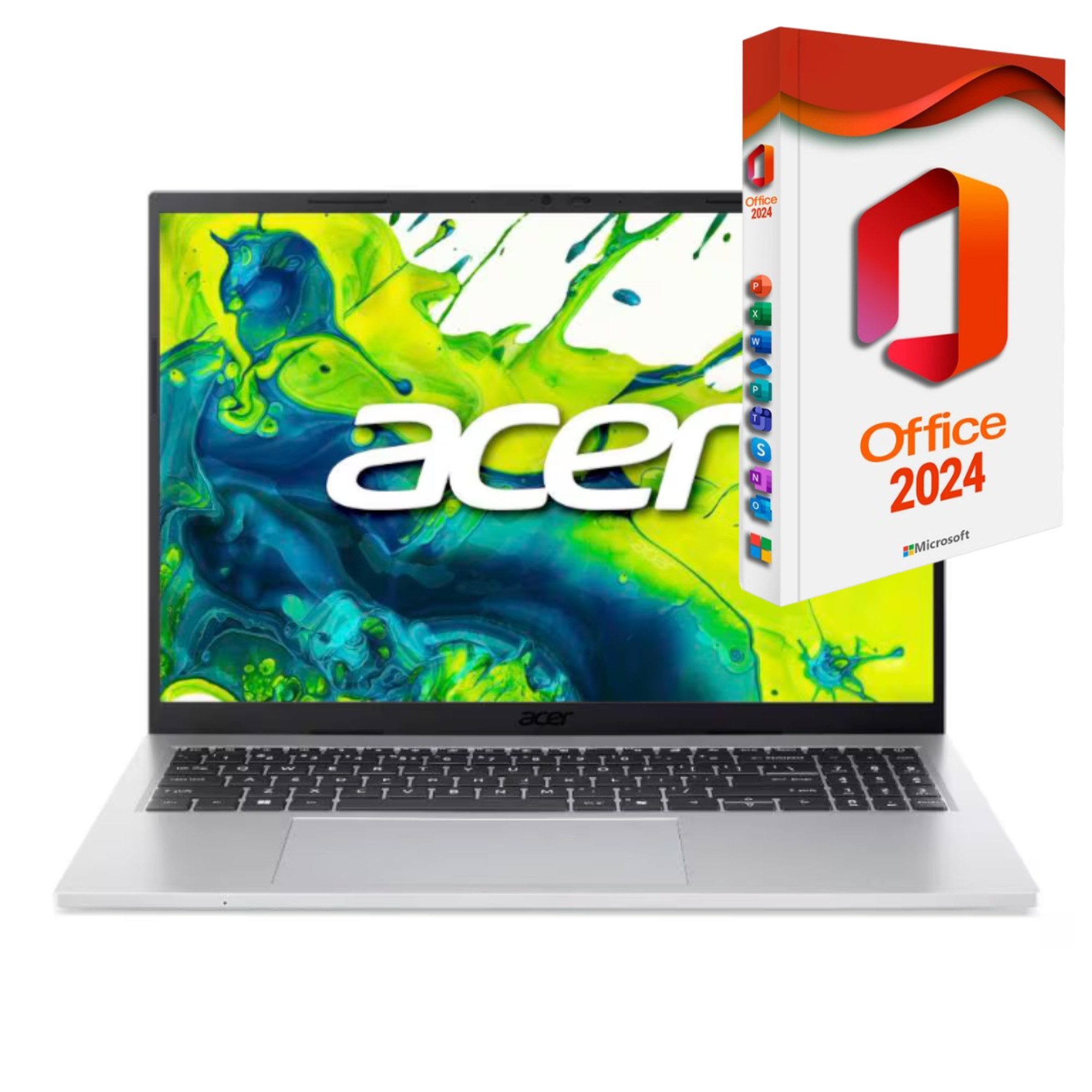 Acer Aspire GO 160 - Core i3 mit MS Office 2024 Pro (Vollversion), Notebook (40,6 cm/16 Zoll, Intel Core i3 1305U, Intel Graphics, 256 GB SSD, inkl. Windows 11 Pro & MS Office 2024 Pro (Vollversion)