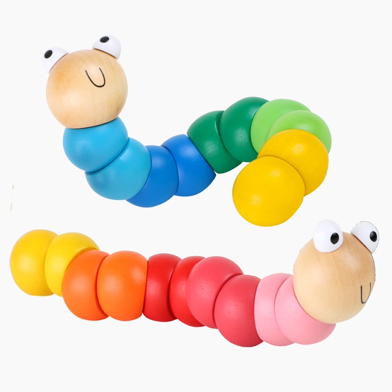 Small Foot Greifspielzeug Drehwurm Bunt 2er günstig online kaufen