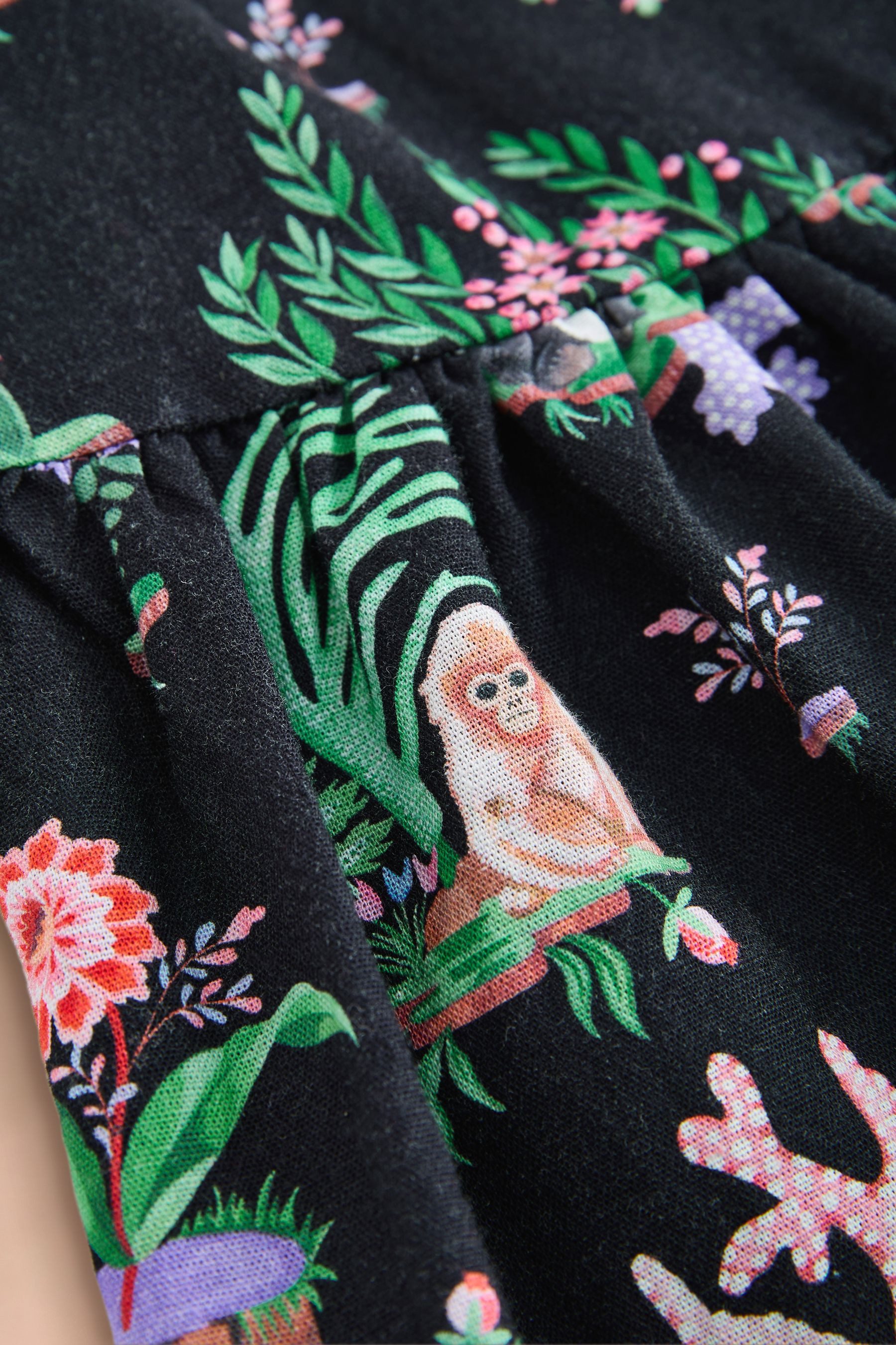 Cath Kidston Midikleid Cath Kidston fließendes Midikleid mit Island-Print (1-tlg)