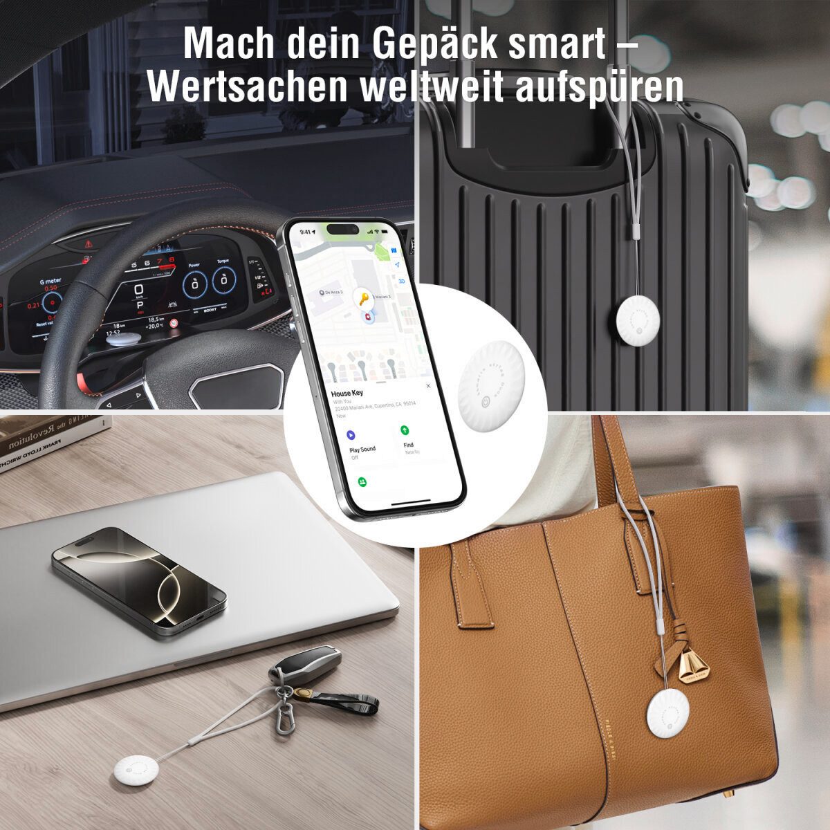 4smarts Standort-Finder SkyTag Bluetooth-Tracker