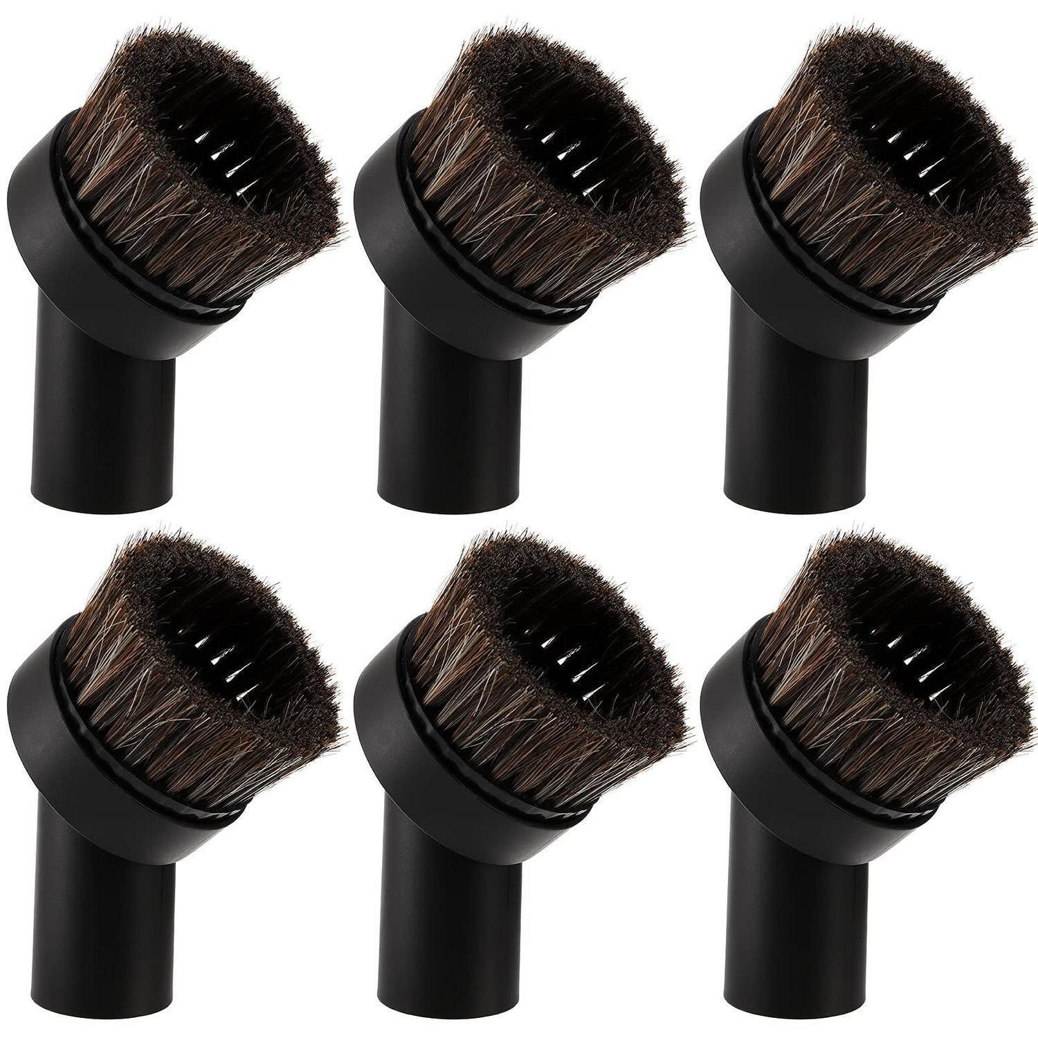 LuxusKollektion Staubpinsel Staubsaugerbürste Rosshaar 6er Set