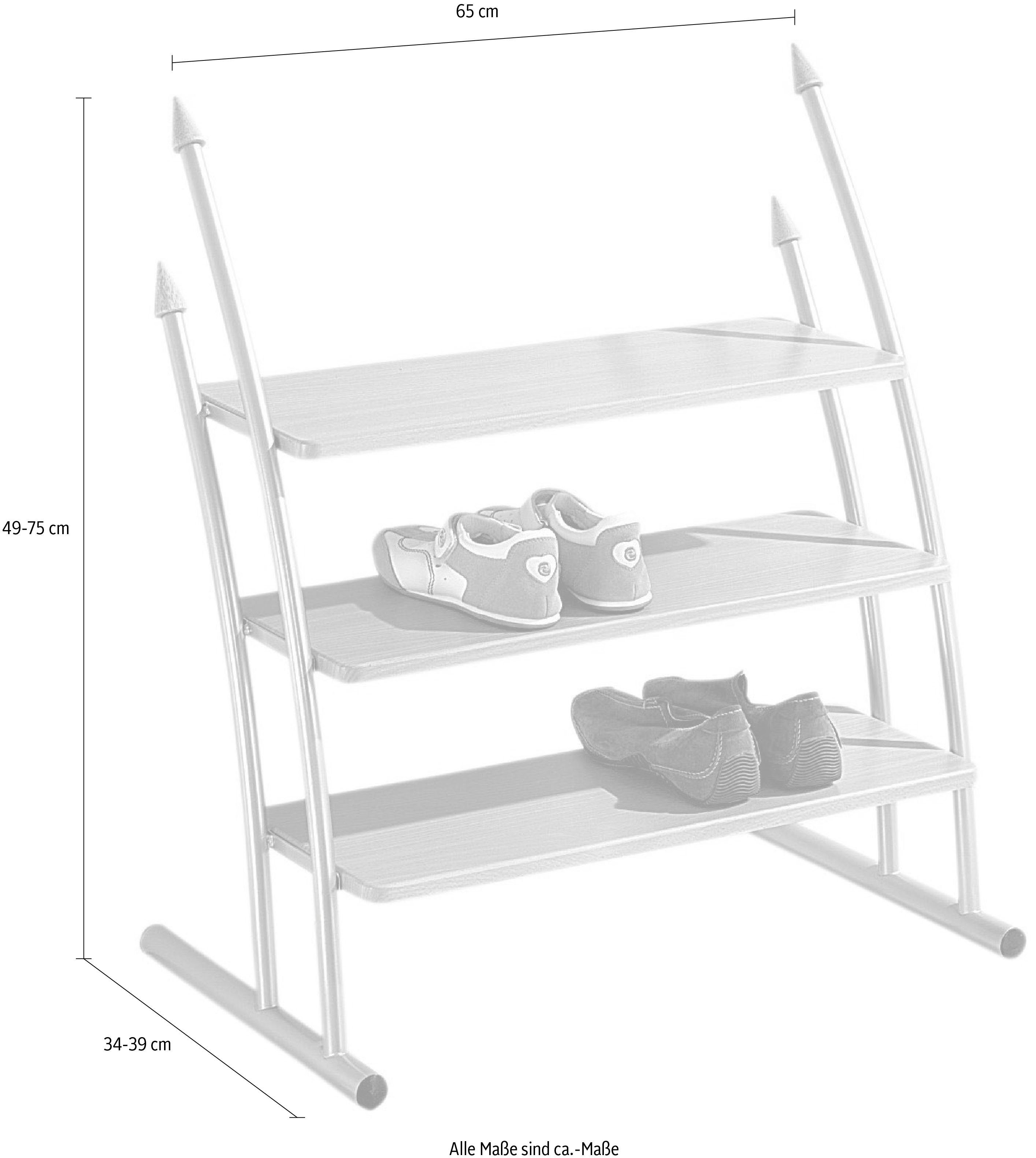 buchefbg. INOSIGN Schuhregal, buchefarben