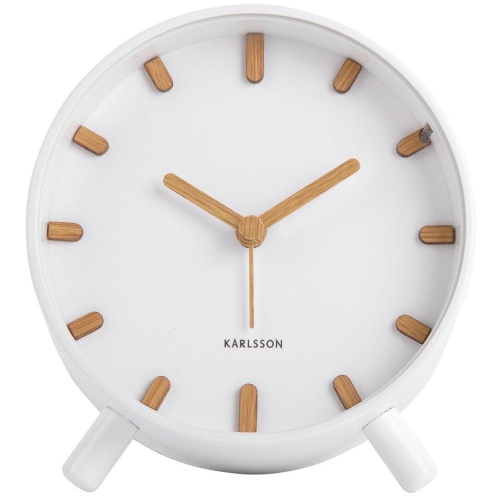 Karlsson Uhr Wecker Grace Metal White günstig online kaufen