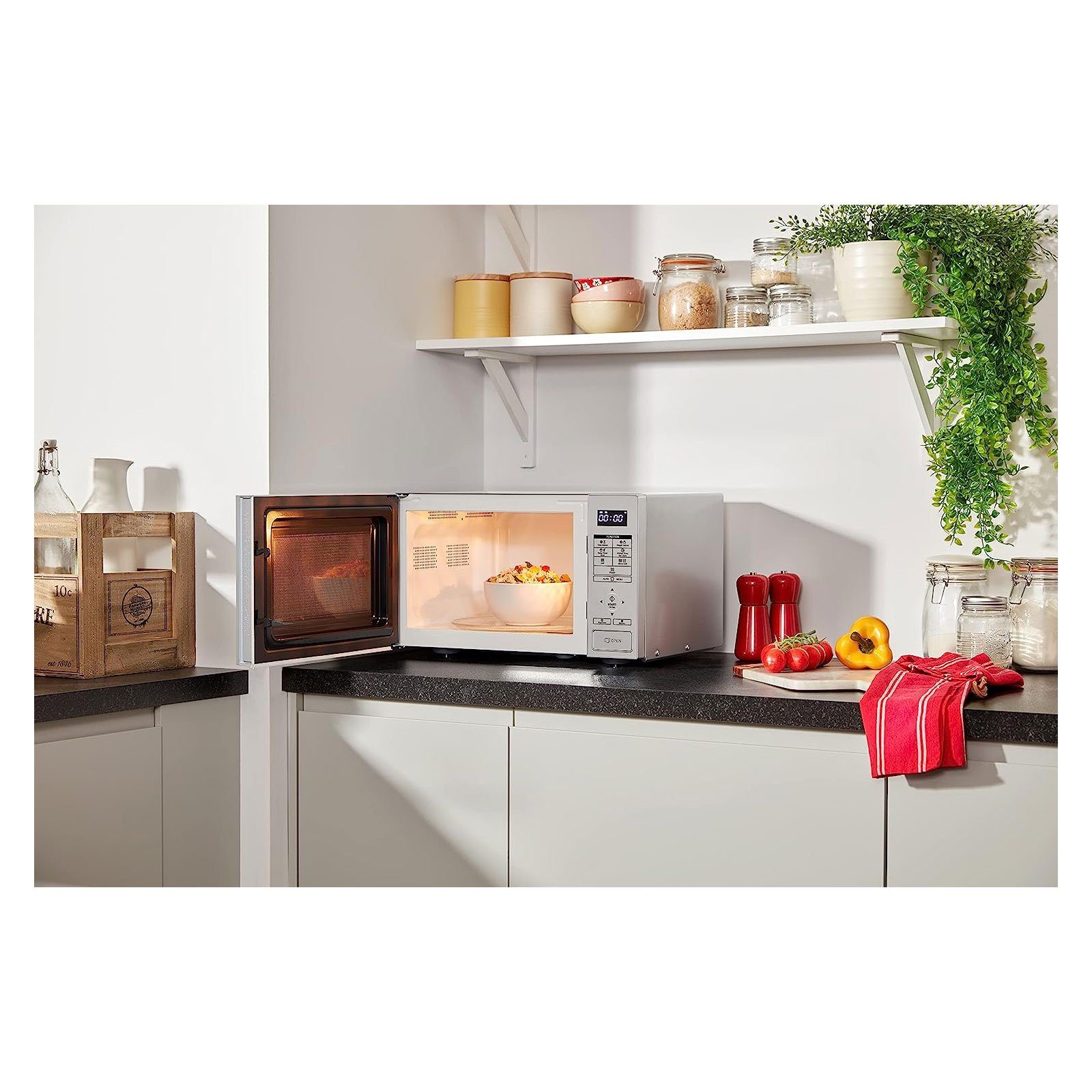 Sharp Mikrowelle RBG232TM, 2in1 Mikrowelle,900 W Mikrowellen, 1000 W Grillleistung