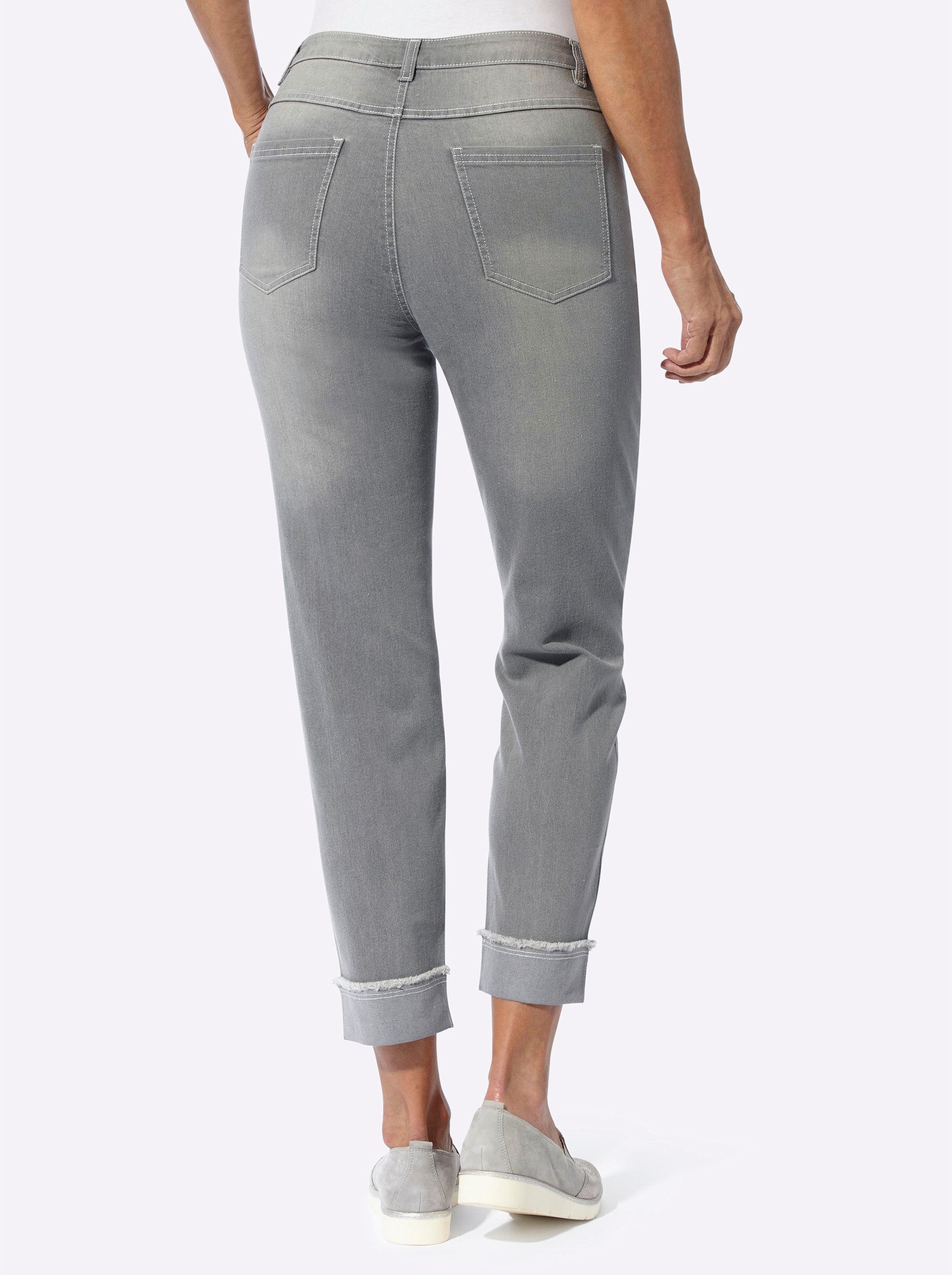 Sieh an! Jeansshorts 7/8-Jeans komfortabel