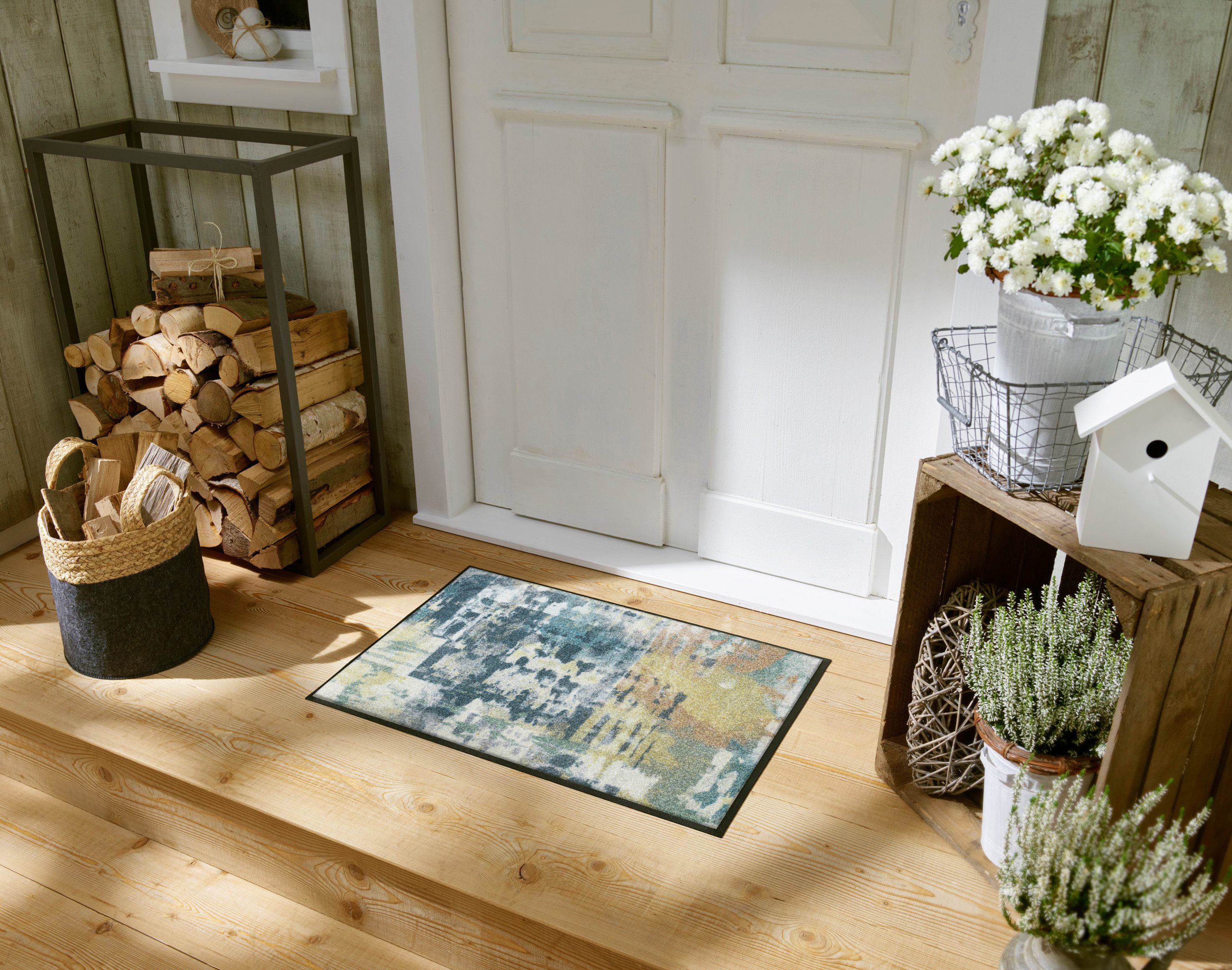 wash+dry by Kleen-Tex Fußmatte Euphony, rechteckig, Höhe: 7 mm