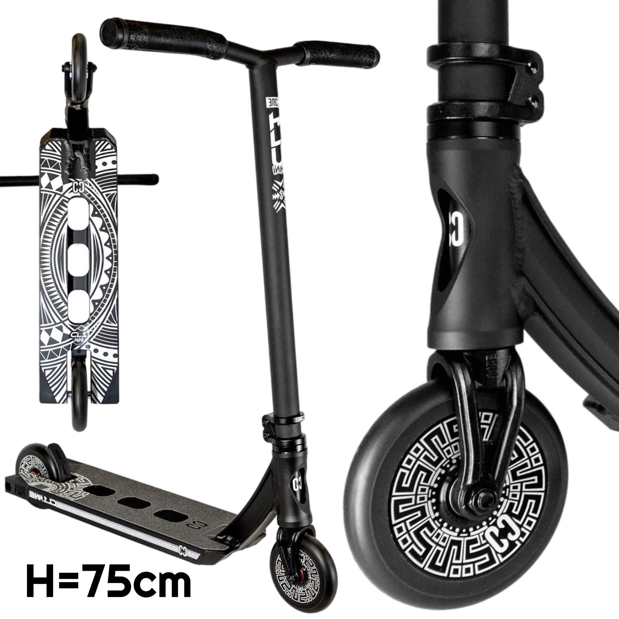 Stuntscooter CORE CL1 Mini Stunt-Scooter Park H=75cm Schwarz