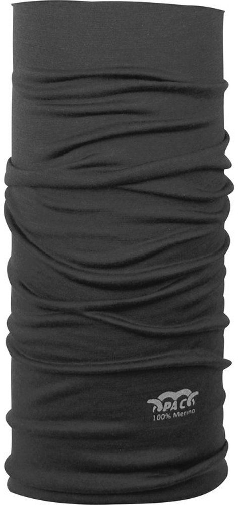 Multifunktionstuch Merino schwarz P.A.C.