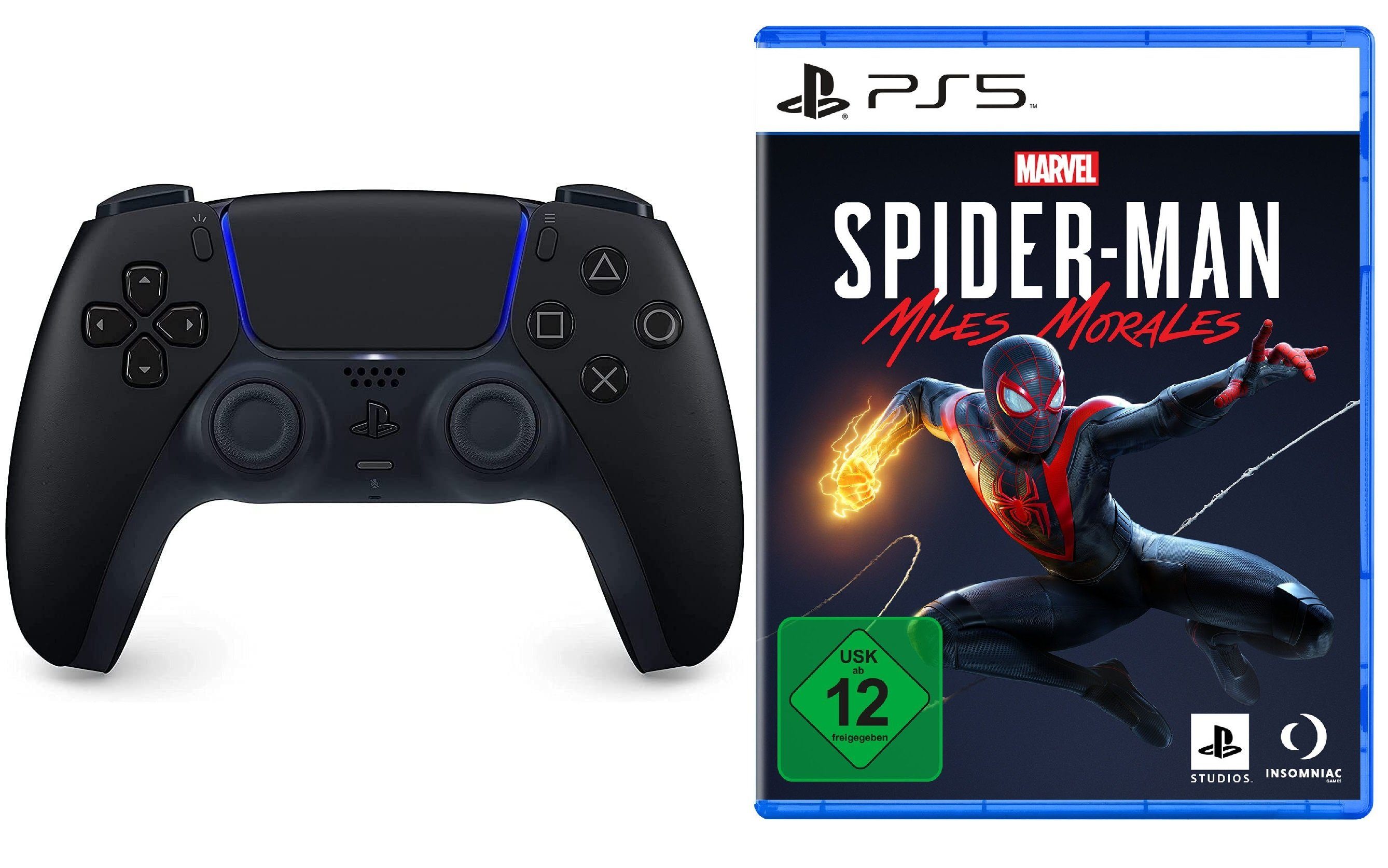 Playstation Playstation 5 Controller + Spider-Man: Miles Morales PS5 Spiel - PlayStation 5-Controller (DualSense Wireless-Controller)