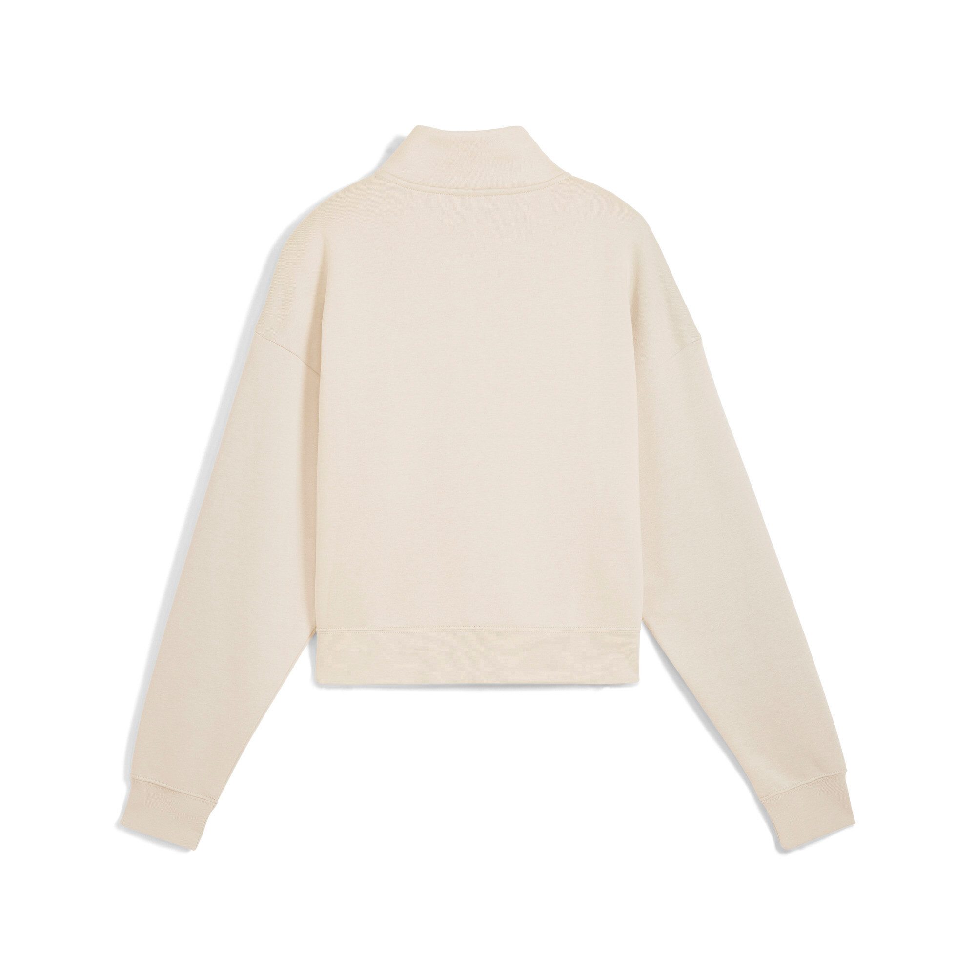 PUMA Langarmshirt CLASS COMFORT HALF-ZIP SHORT CREW FL mit Stehkragen, mit Reißverschluss, mit Kängurutasche