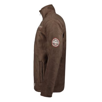 Geographical Norway Fleecejacke Herren, innen mit warmen Teddyfell, hochschließender Kragen