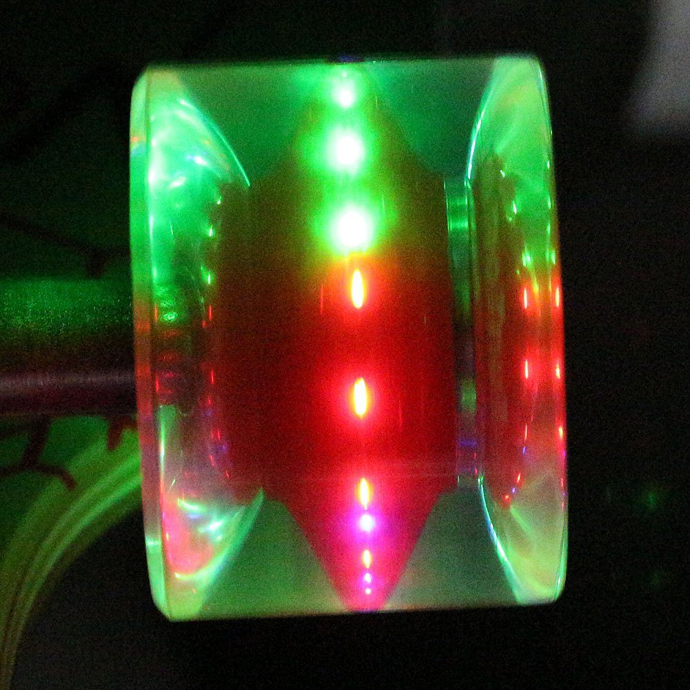 FunTomia Longboard FunTomia 4 Stück (LED) Longboard/Skateboard Rollen (Big Wheels)