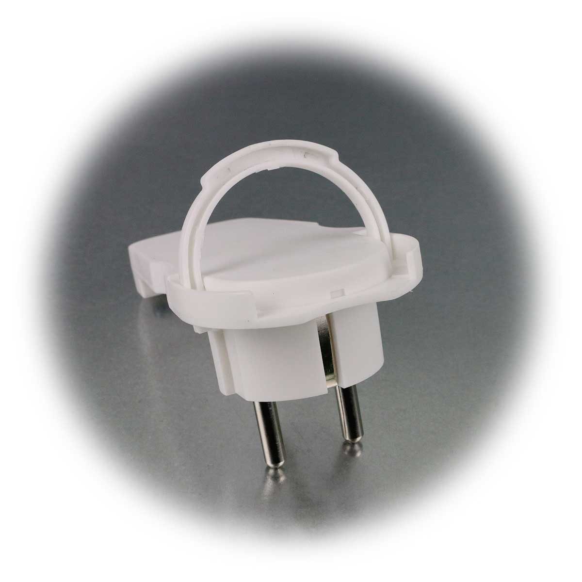 REV Schuko-Stecker REV-Flachstecker extra flach, 250V/16A, weiß