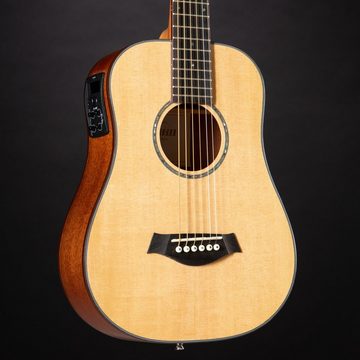 Red Hill Westerngitarre, Westerngitarre, Akustik-Gitarre für Anfänger und Einsteiger, 3/4 Gitarre, Dreadnought Mini mit Natural Fichtendecke, ideal als Reisegitarre, Westerngitarren, Mini Gitarren, Westerngitarre, Akustik-Gitarre, 3/4 Gitarre