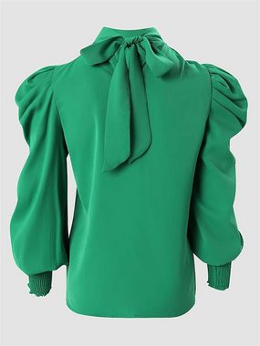 AFAZ New Trading UG 2-in-1-Langarmshirt Einfarbige Hemden langärmlige Hemden modische Oberteile tägliche