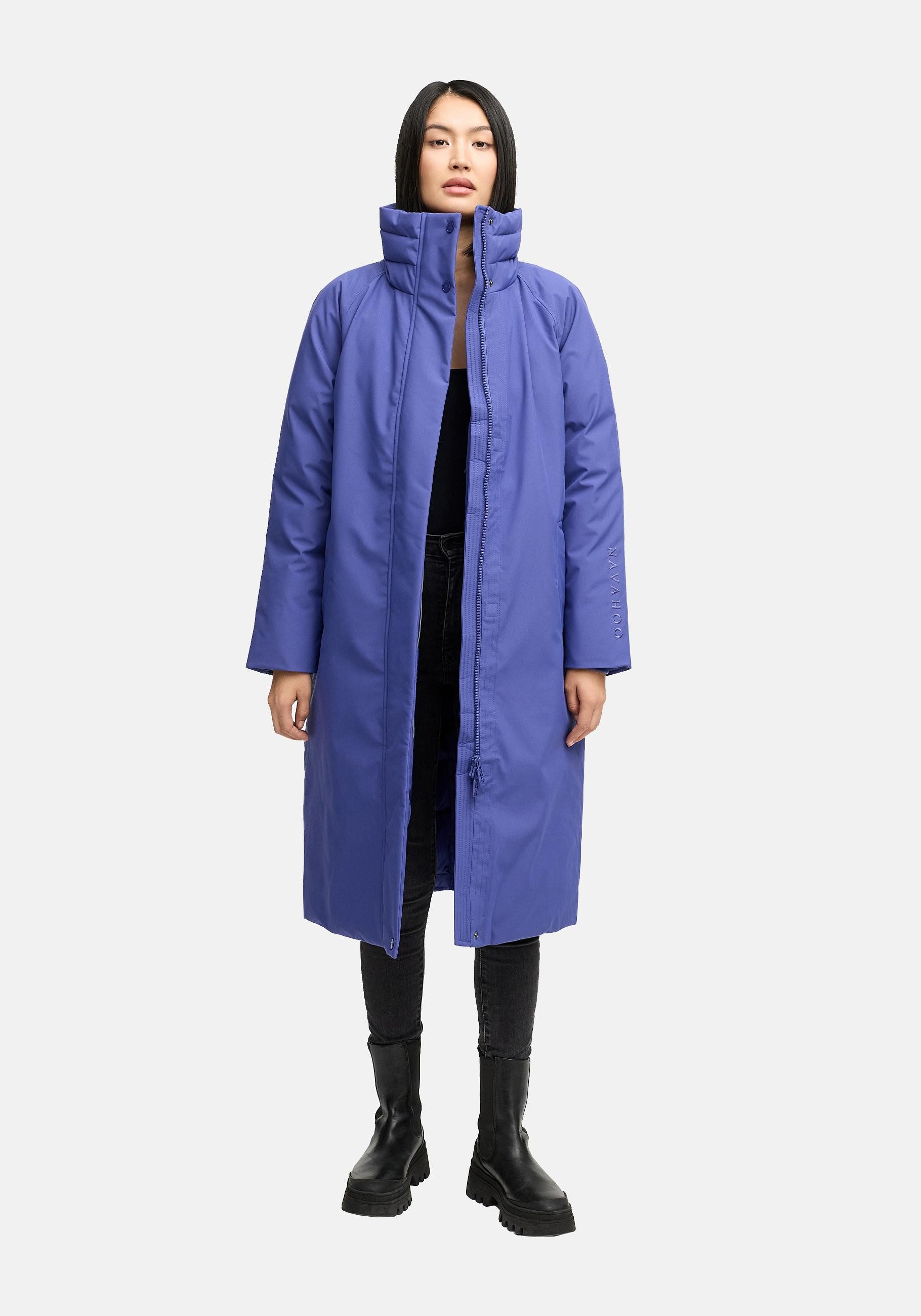Navahoo Wintermantel Traumblüte 14 Warmer Parka mit Stehkragen