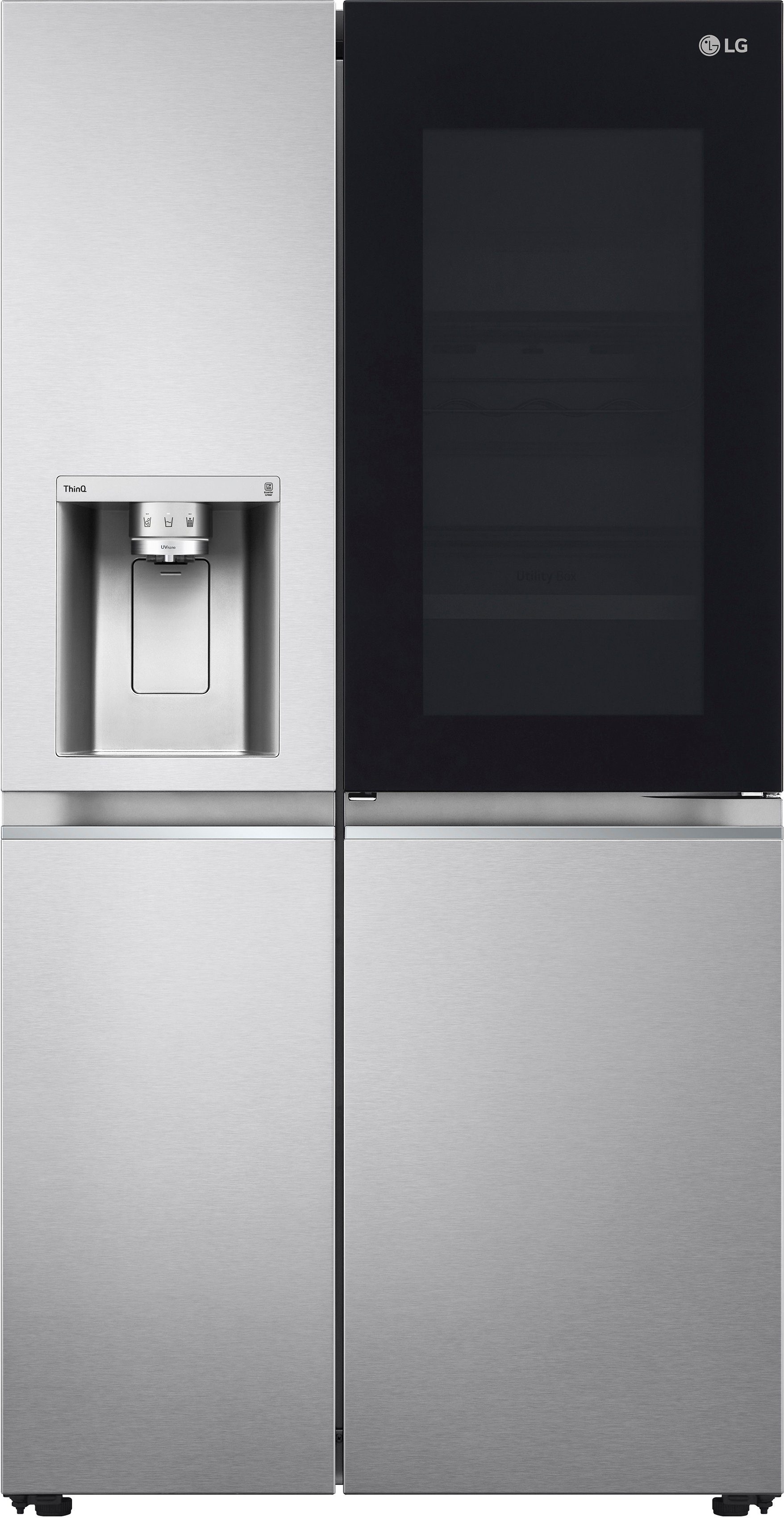 LG InstaView™ cm cm Side-by-Side hoch, breit, 91,3 179 GSXV91BSAE,