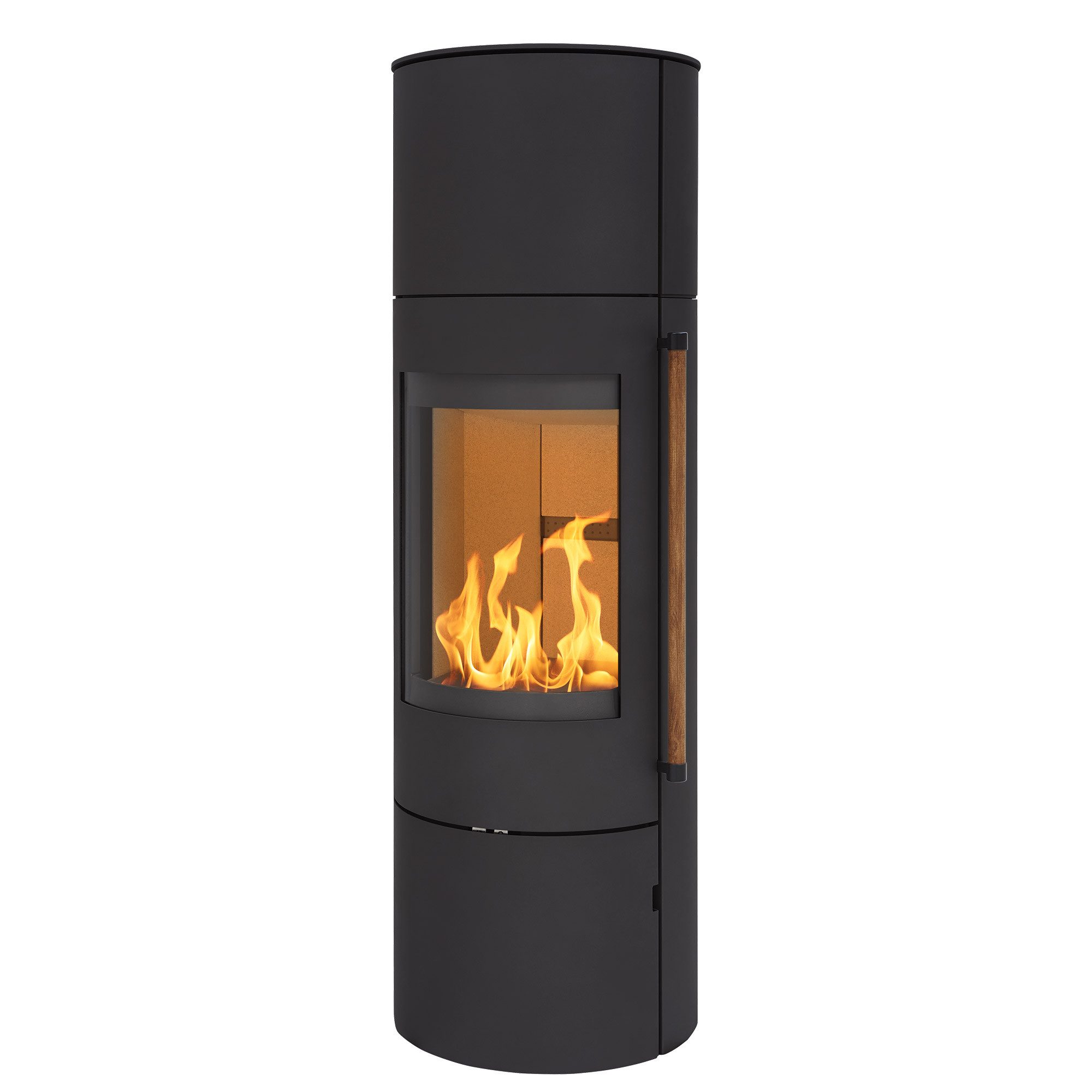 H&M Germany Kaminofen EVO 2.1 XL Stahl-schwarz, 7 kW, Zeitbrand