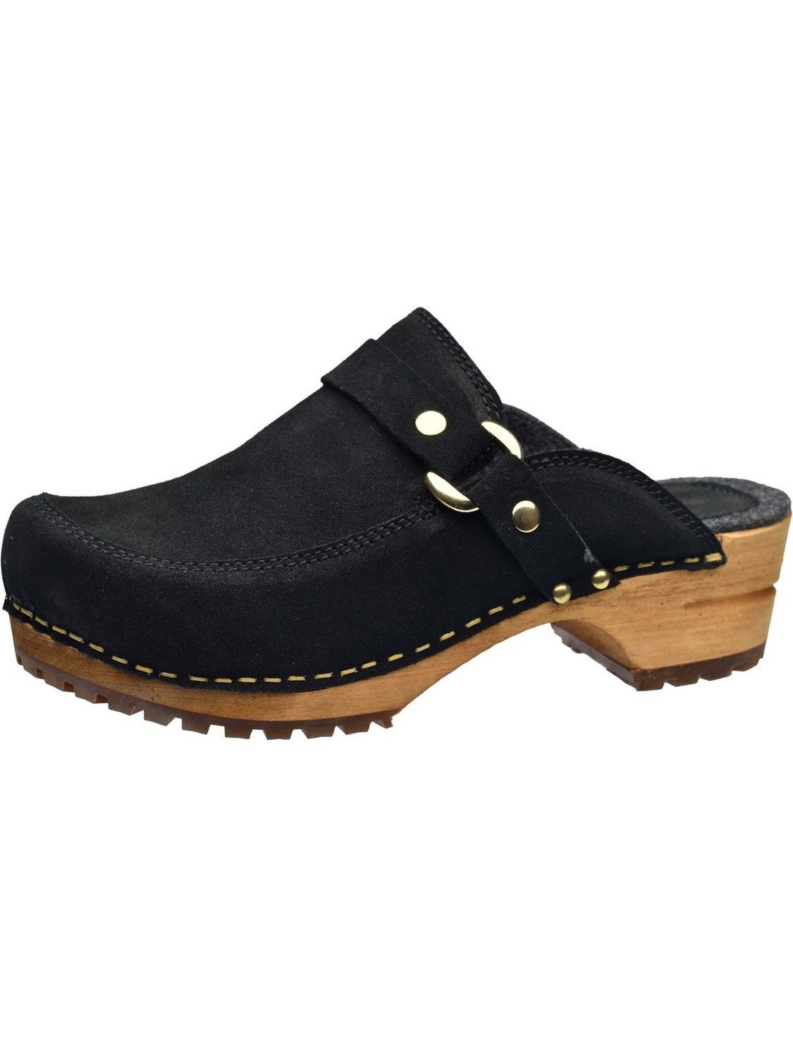 Sanita Wood-Lissy Open Clog