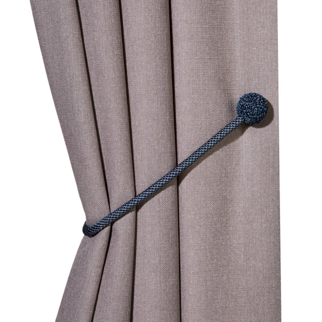 Raffhalter Raffhalter Lucía mit Brokatsilber Gardinen, beige, grün, grau, 50cm, blau, Magnetverschluss Vorhänge, - Dekoschals, Flächenvorhänge, Spannweite: Verkaufseinheit: Scheibengardinen, tera rewagi, Farbe: 1 schwarz, - Stück