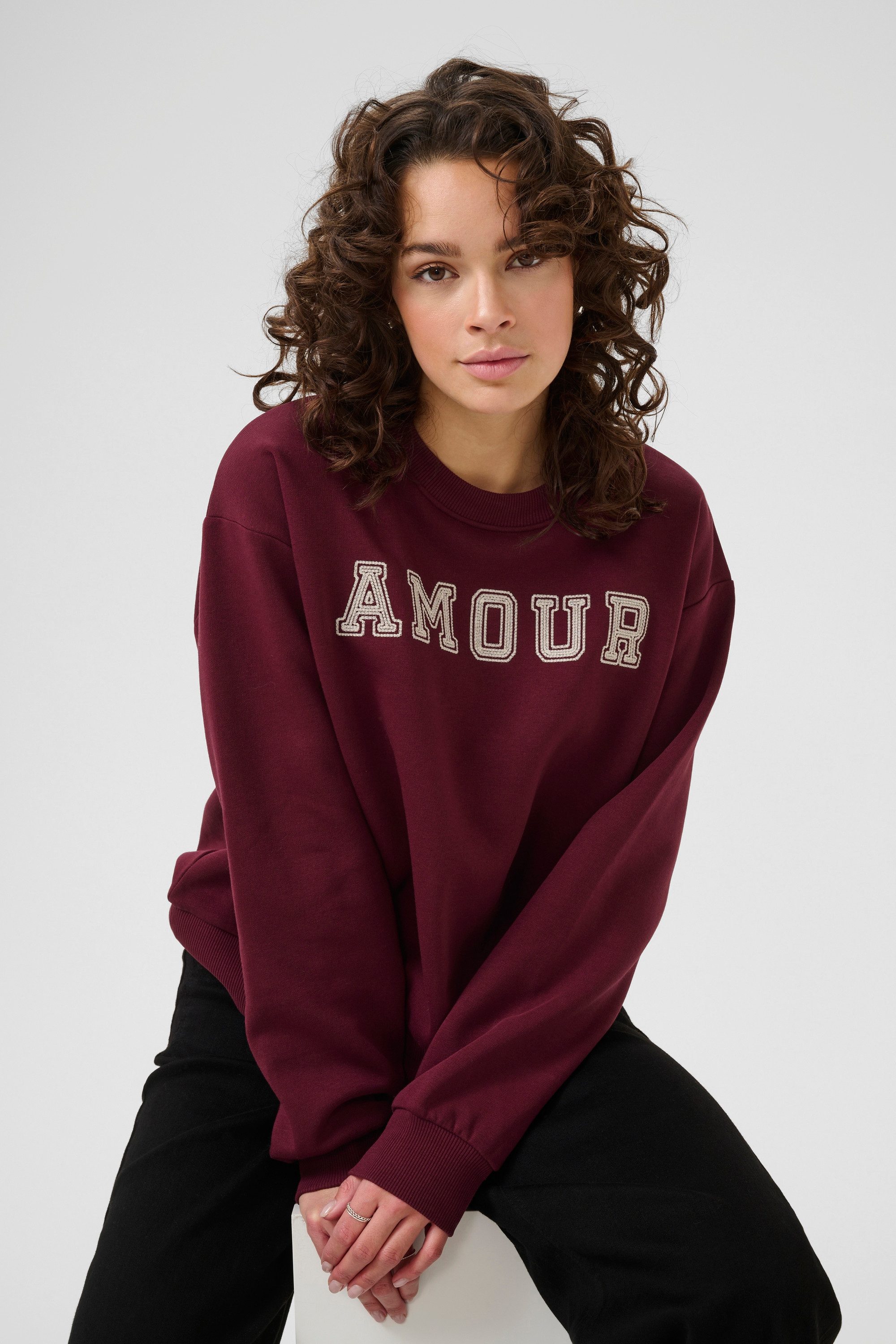 KAFFE Fleecepullover Sweatshirt KAelenora