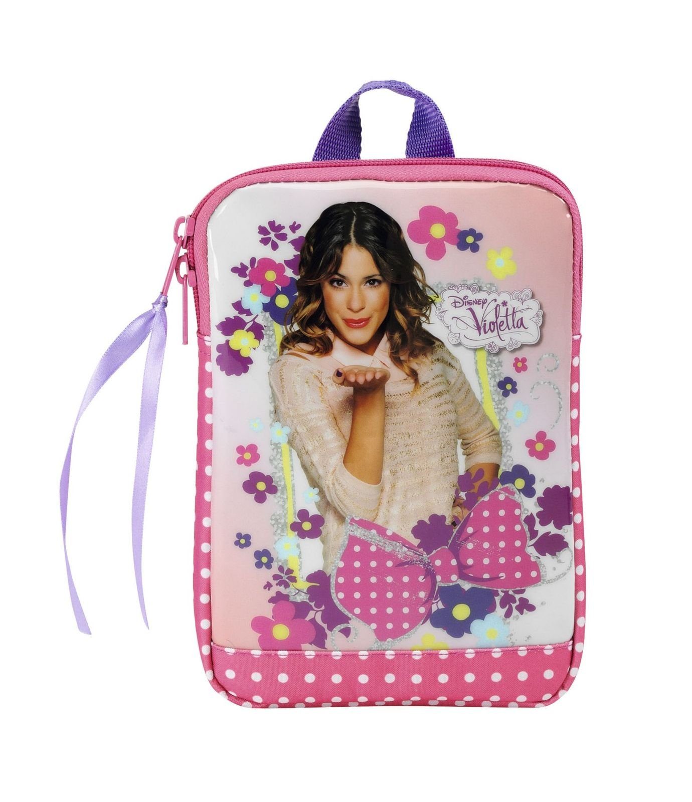 Violetta Umhängetasche Disney Violetta - Tablettasche, 7,9 Zoll (Reißverschluss, Mädchen), Reißverschluss