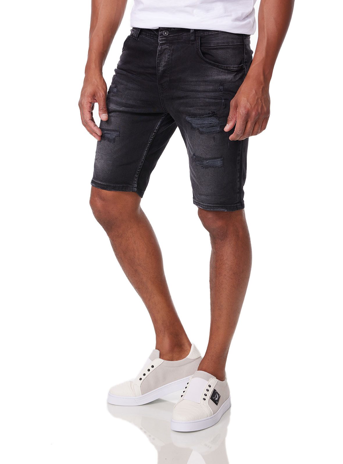 Denim House Caprijeans Herren Jeansshort Denim günstig online kaufen