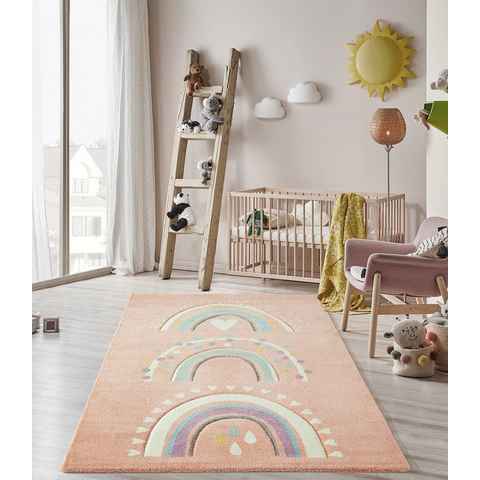 Teppich Monde Kids Moderner Weicher Kinderteppich, Weicher Flor, Pflegeleicht, the carpet, Rechteck