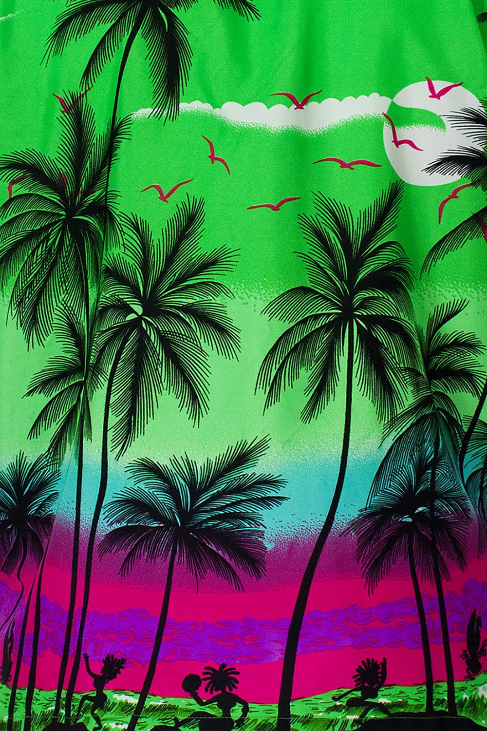 King Kameha Sarong Beach Funky Hawaii-Sarong Pareo Cover-Up Strand Damen Bikini, Pareo Cover-Up