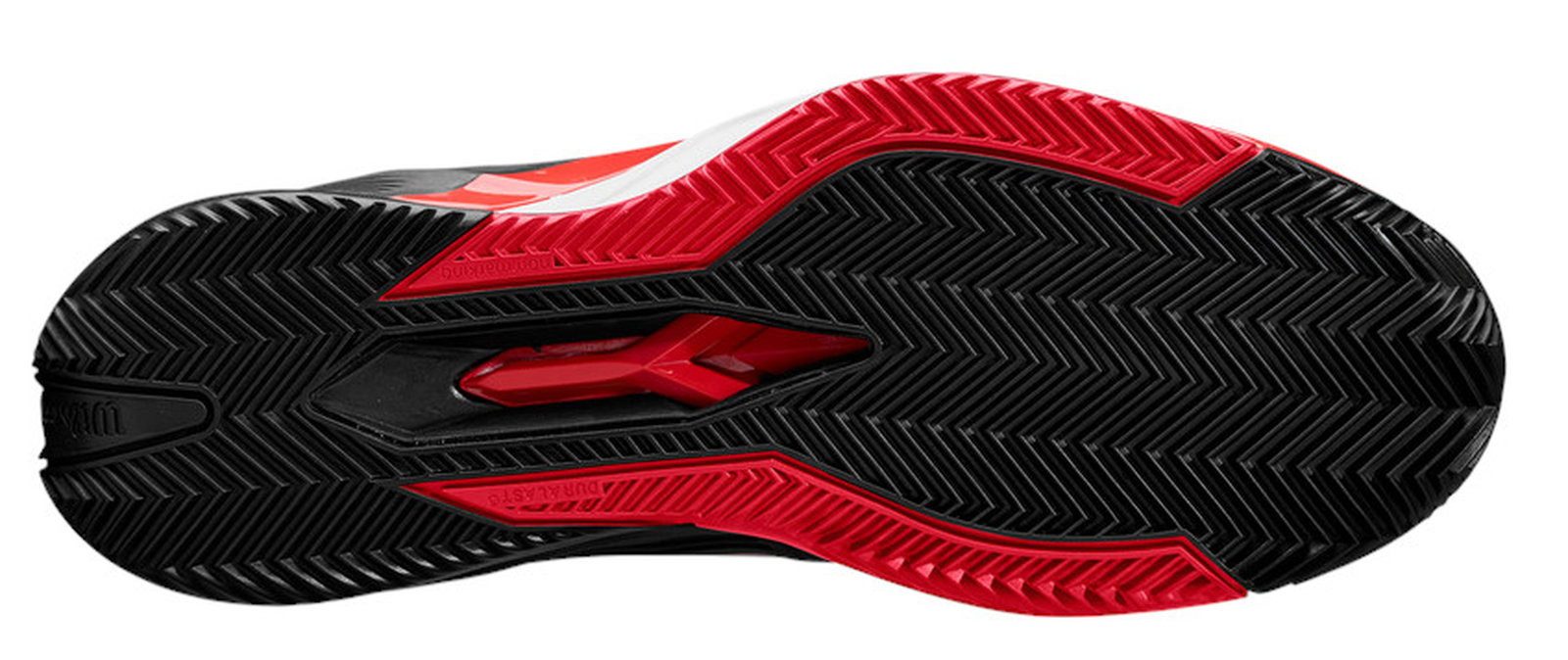 Wilson Rush Pro 4.5 Clay/Sandplatz schwarz/rot Herren Tennisschuh – Bild 5 von 5