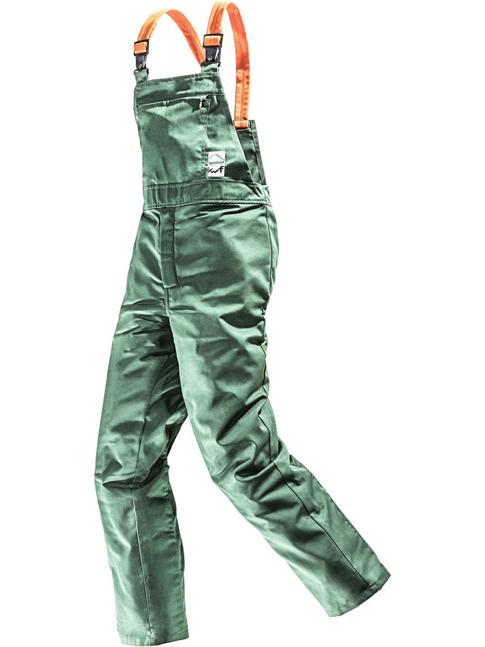 Trend Line Arbeitshose safety&more Schnittschutz-Latzhose grün
