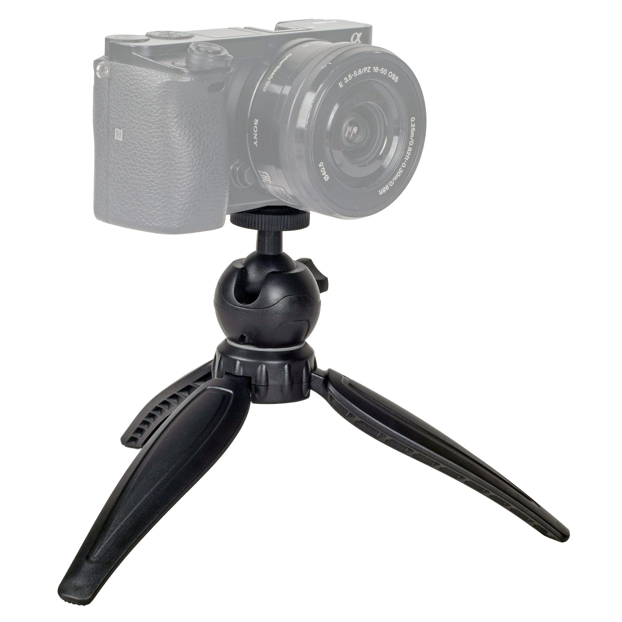 ayex flexibles Mini-Tripod mit 1/4 Ministativ Adapter Zoll Kugelkopf Kg 5 belastbar