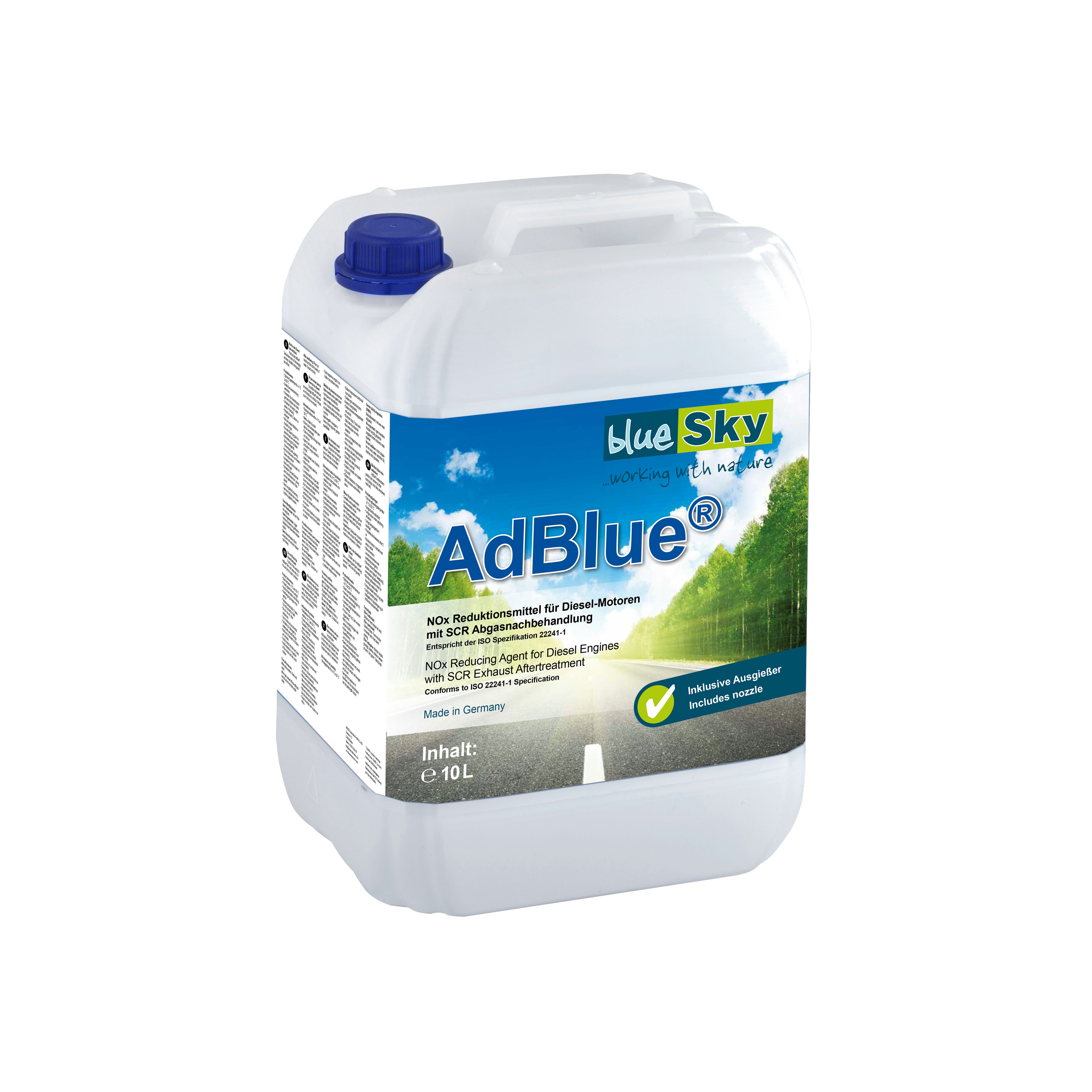 BlueSky Kanister blueSky AdBlue inkl. Füllschlauch 10 L