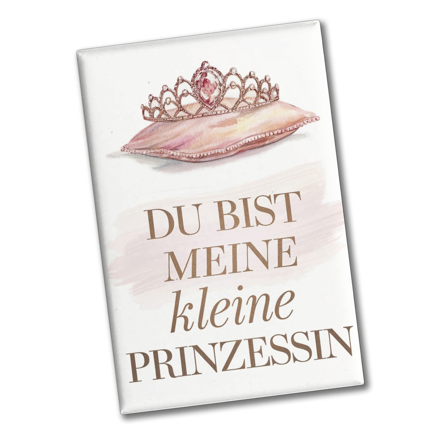 speecheese Magnet Meine kleine Prinzessin Souvenir Souvenir Magnet Tiara auf Kissen