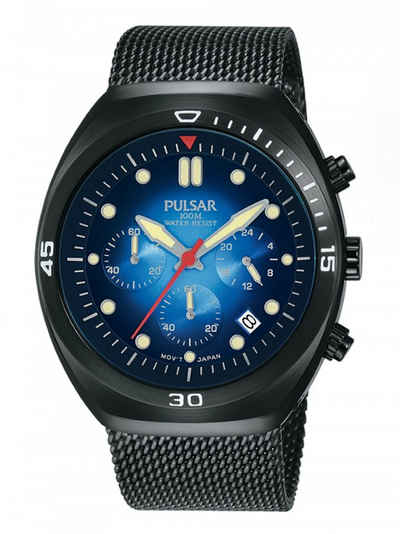 Pulsar Quarzuhr Pulsar PT3951X2 Chrono m. Wechselarmband 42mm 10ATM