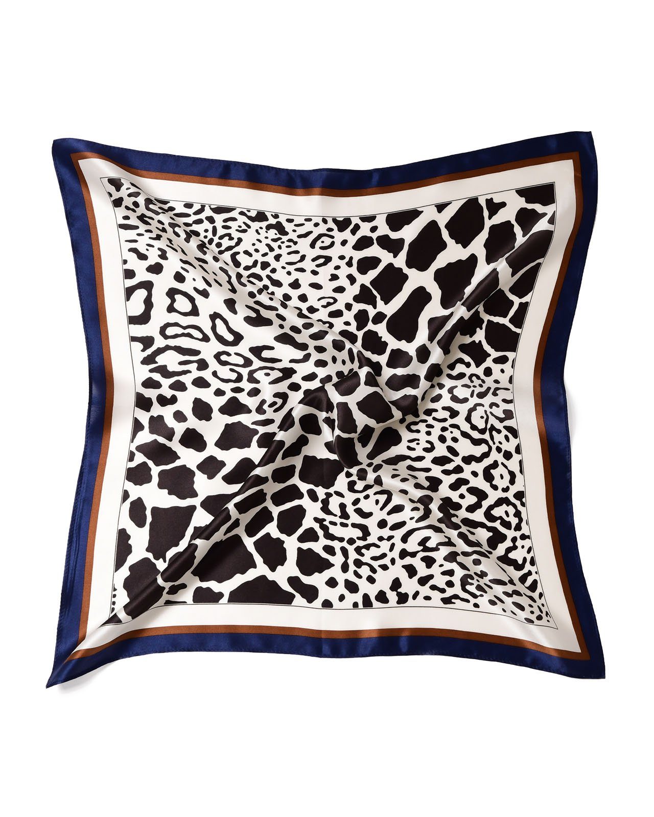 MayTree Seidentuch quadratisch,Safari 53x53 cm, Nickituch, Bandana-Schal, ( günstig online kaufen