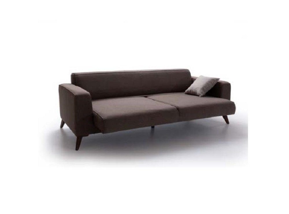 Relax Europe JVmoebel Sofa 3+3+1 Braune Sofagarnitur Luxus Sitzer Sofa in Sofas Sessel Set, Made